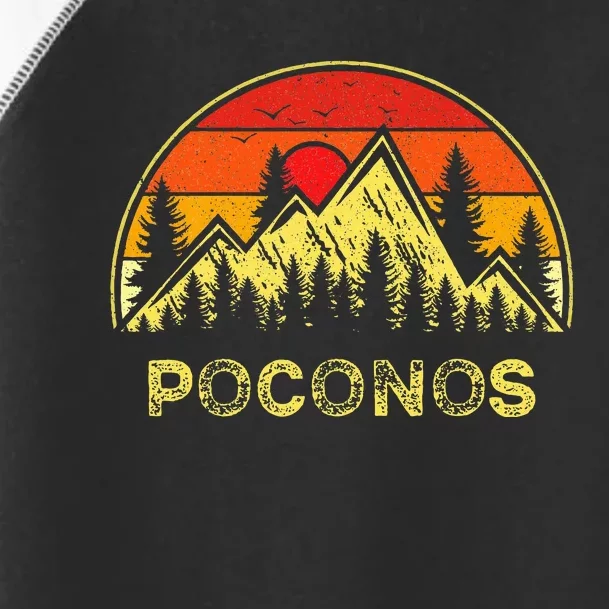 Poconos Pennsylvania Pa Mountains Hiking Souvenir Toddler Fine Jersey T-Shirt