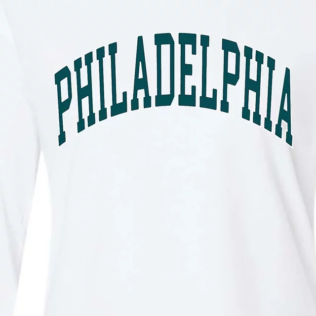 Philadelphia Pennsylvania Womens Cotton Relaxed Long Sleeve T-Shirt