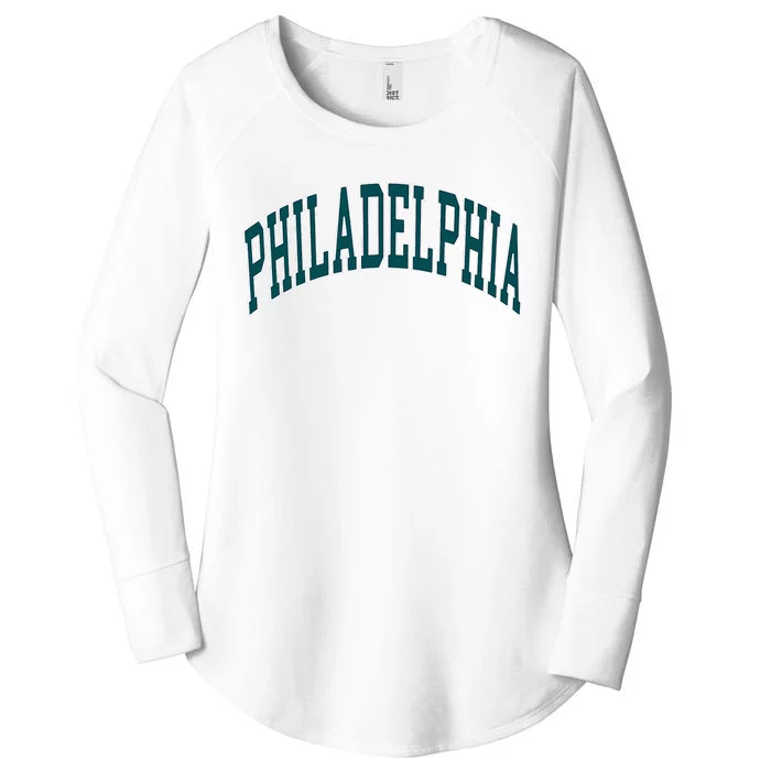 Philadelphia Pennsylvania Women's Perfect Tri Tunic Long Sleeve Shirt