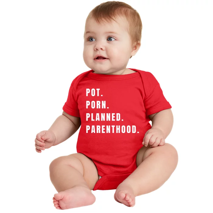 Pot Porn Planned Parenthood Baby Bodysuit