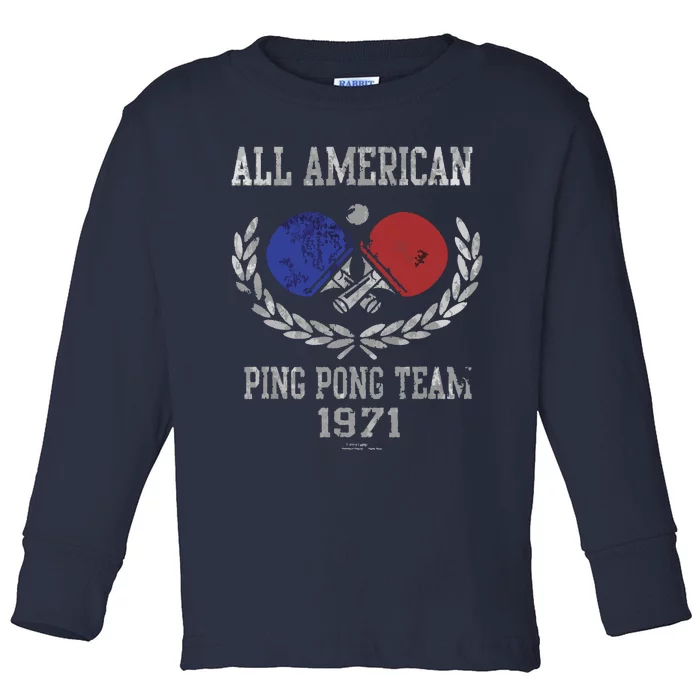 Ping Pong Toddler Long Sleeve Shirt