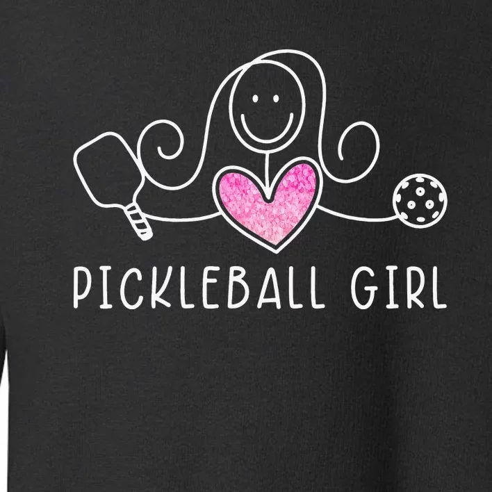 Pickleball Pickleball Pickleball Lover Toddler Sweatshirt