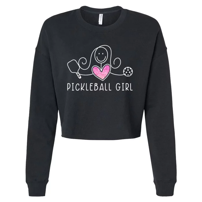 Pickleball Pickleball Pickleball Lover Cropped Pullover Crew