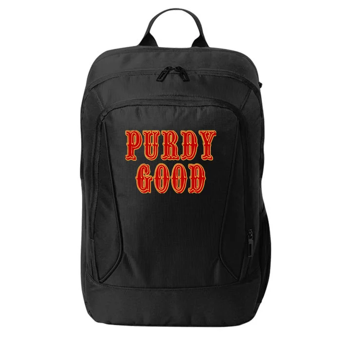 Purdy Purdy Purdy Good Football Quarterback City Backpack