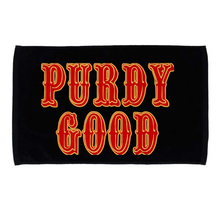 Purdy Purdy Purdy Good Football Quarterback Microfiber Hand Towel