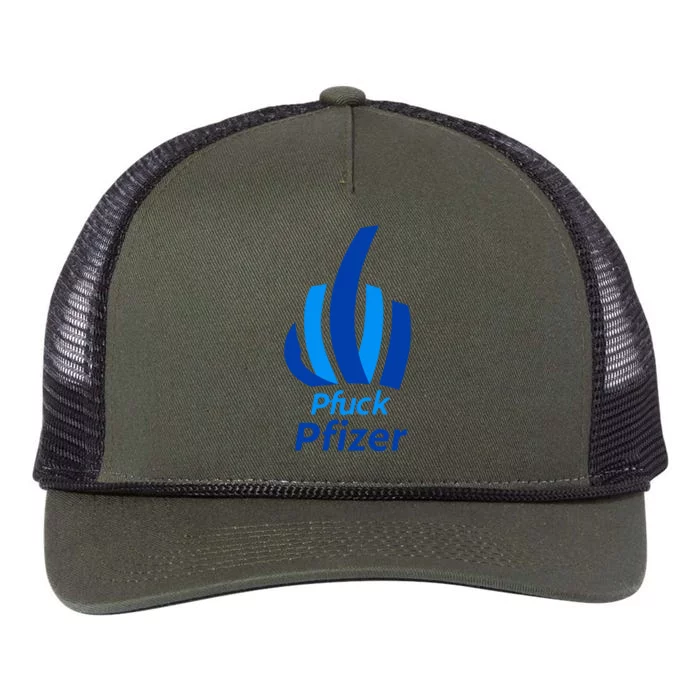 Pfuck Pfizer Retro Rope Trucker Hat Cap