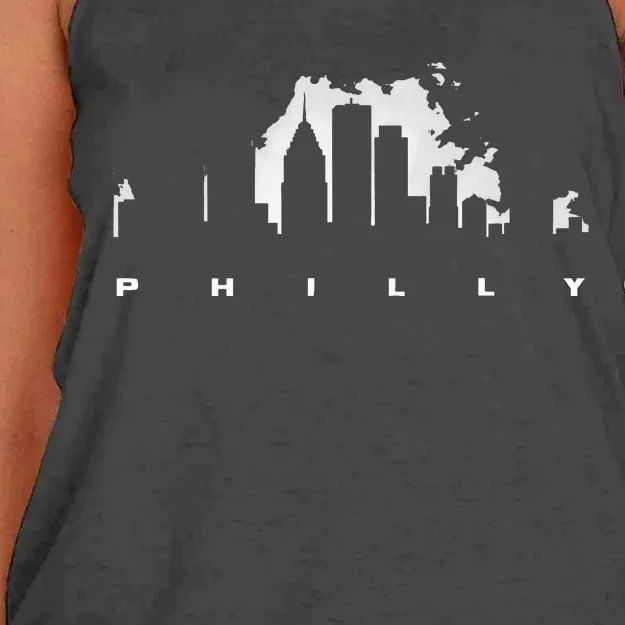 Philadelphia Pennsylvania Women's Knotted Racerback Tank