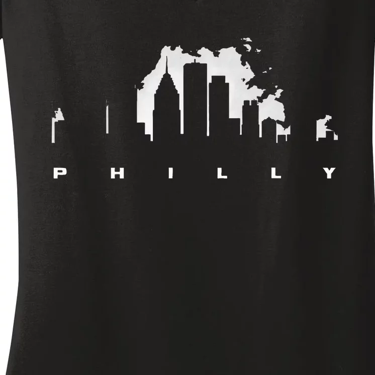 Philadelphia Pennsylvania Women's V-Neck T-Shirt