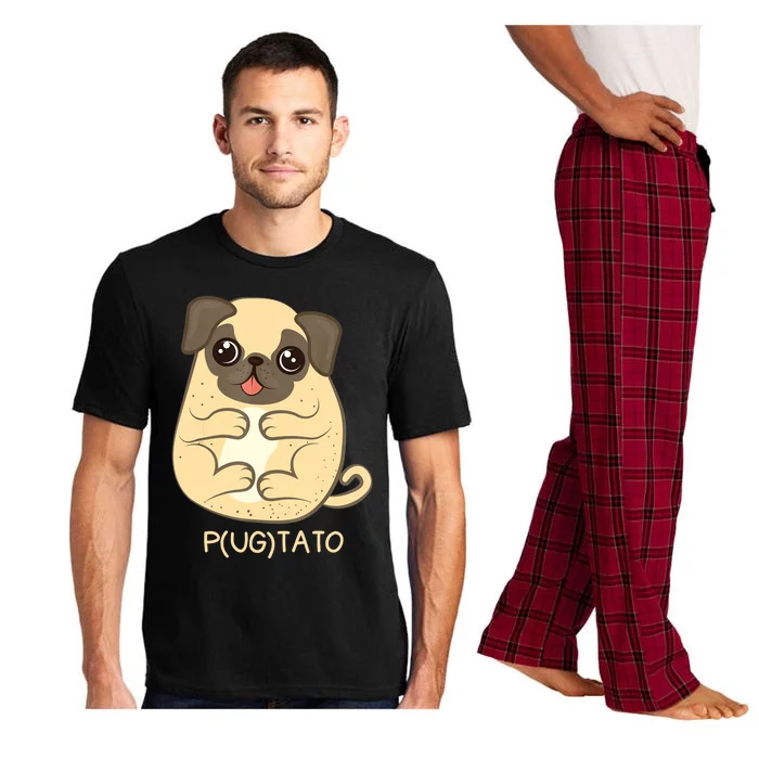 Pugtato Pug Potato Dog Lover TShirt Gift Pajama Set