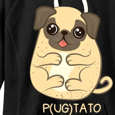 Pugtato Pug Potato Dog Lover TShirt Gift Women's Fleece Hoodie