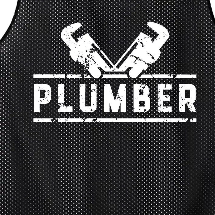 Plumber Profession Plumbing Sayings Job Mesh Reversible Basketball Jersey Tank