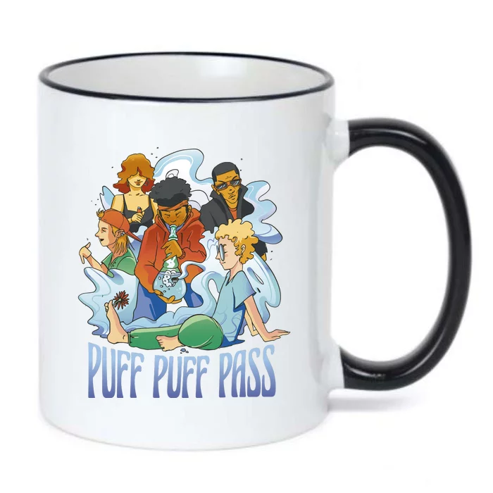 Puff Puff Pass Black Color Changing Mug