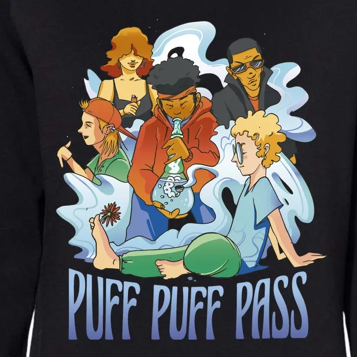 Puff Puff Pass Womens California Wash Sweatshirt