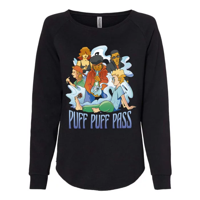 Puff Puff Pass Womens California Wash Sweatshirt