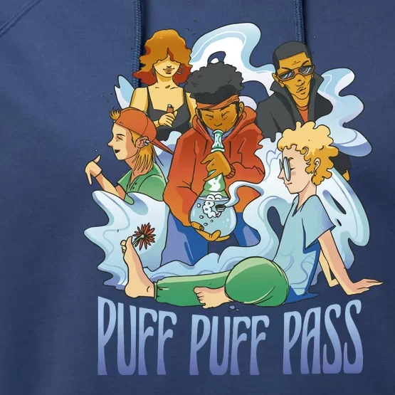 Puff Puff Pass Performance Fleece Hoodie