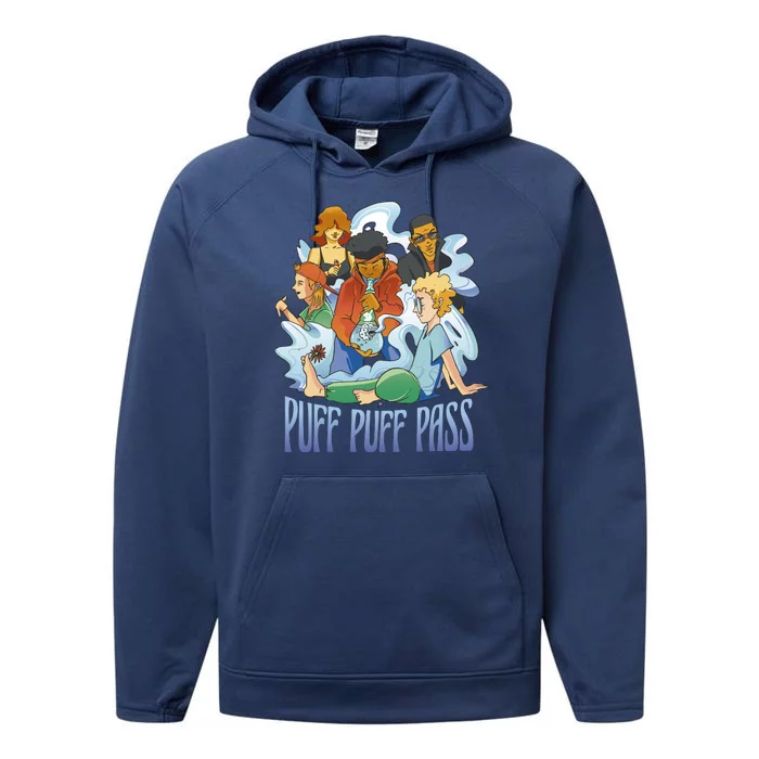 Puff Puff Pass Performance Fleece Hoodie