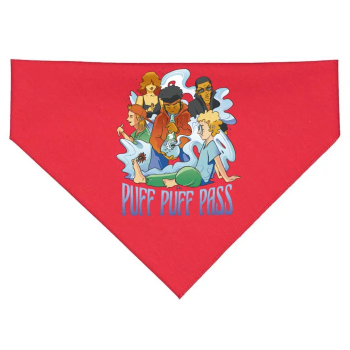 Puff Puff Pass USA-Made Doggie Bandana