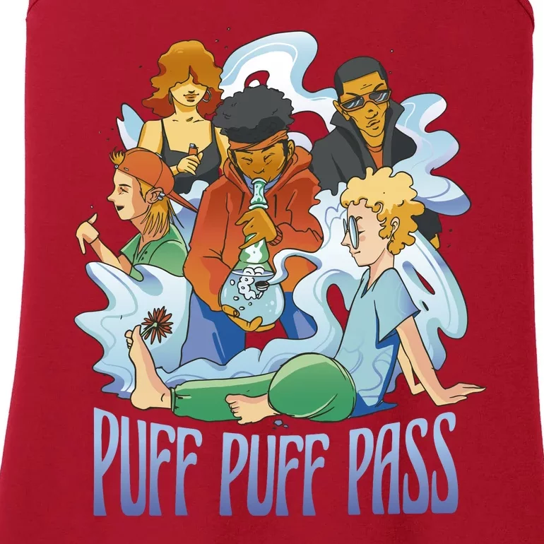 Puff Puff Pass Ladies Essential Tank