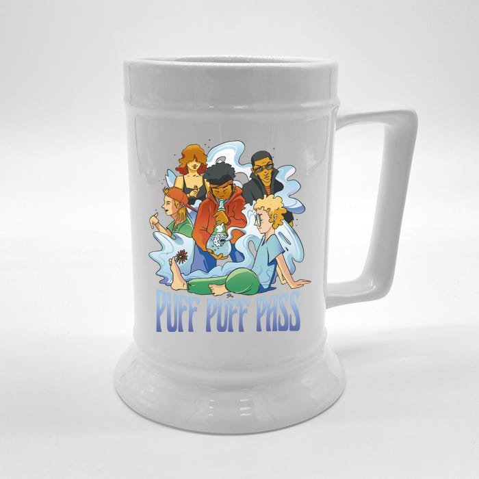 Puff Puff Pass Front & Back Beer Stein