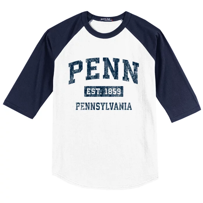 Penn Pennsylvania Pa Vintage Sports Baseball Sleeve Shirt