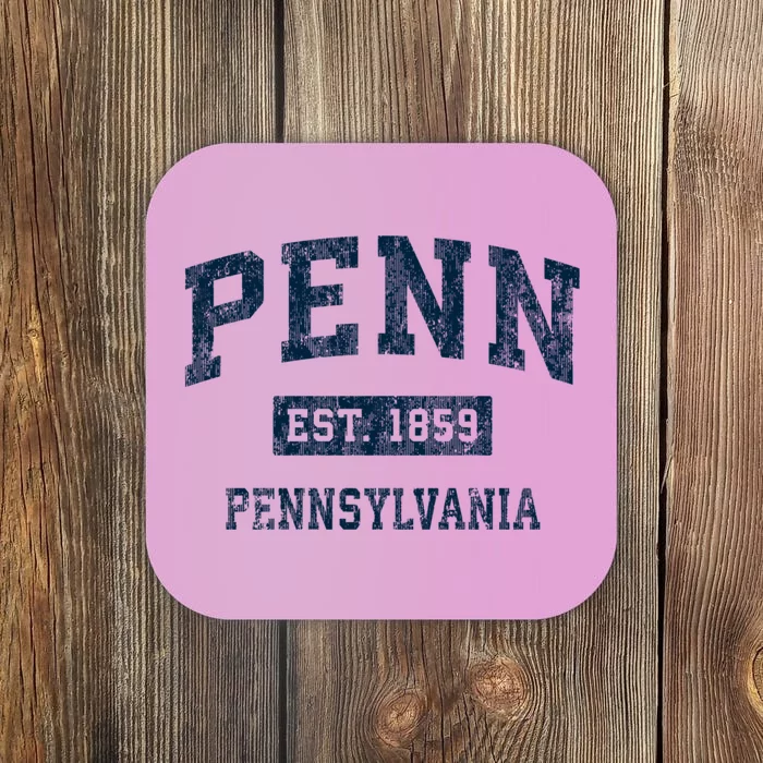 Penn Pennsylvania Pa Vintage Sports Coaster