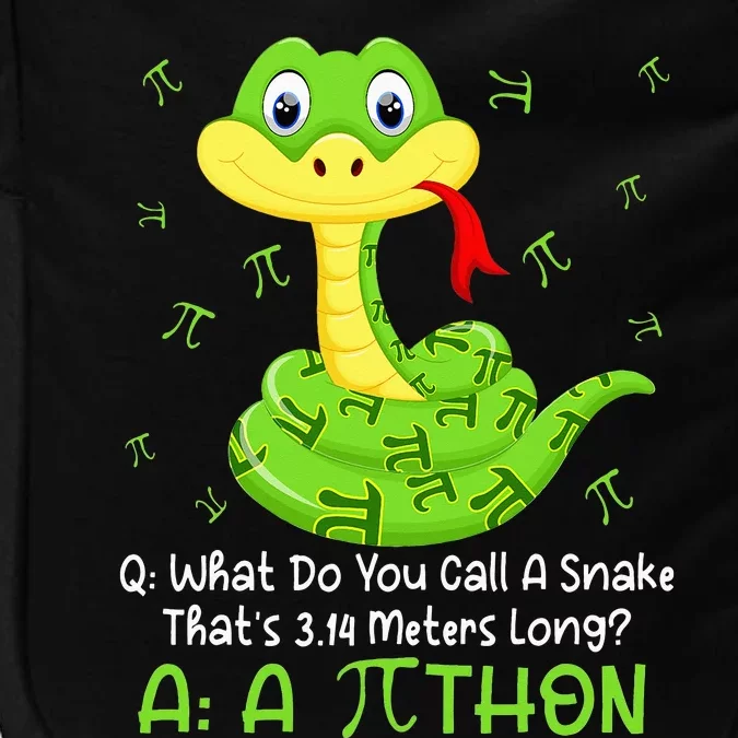 Python Pithon Pi Symbol Funny Math Teacher Pi Day Impact Tech Backpack