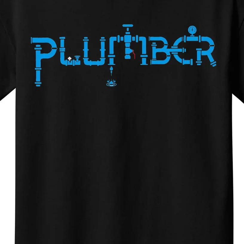 Plumbing Plumber Kids T-Shirt