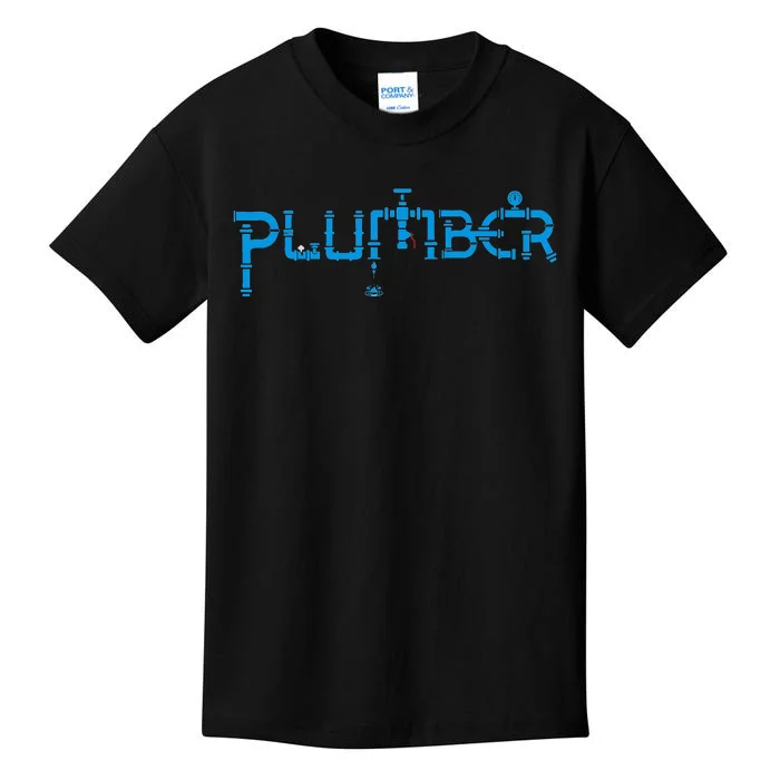 Plumbing Plumber Kids T-Shirt