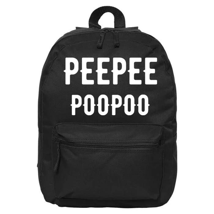 Peepeepoopoo Peepee Poopoo Pee Pee Poo Poo 16 in Basic Backpack