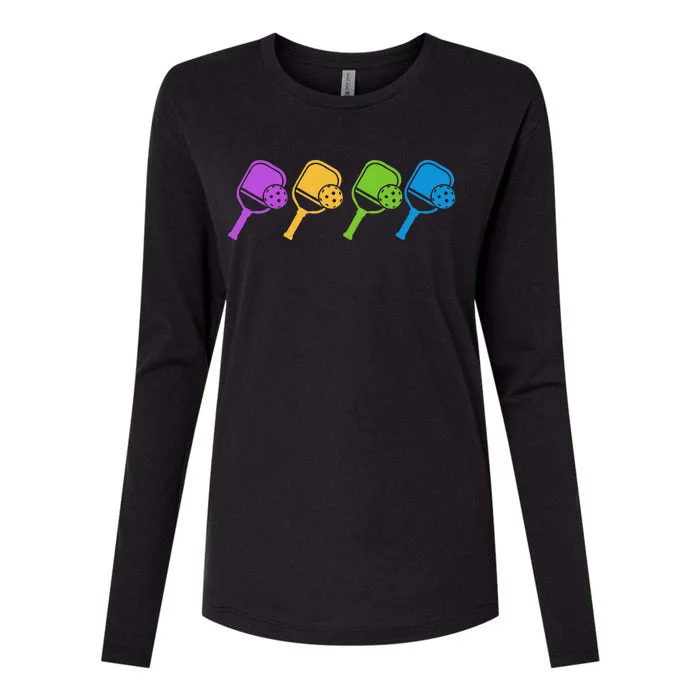 Pickleball Player Paddleball Sport And Pickleball Womens Cotton Relaxed Long Sleeve T-Shirt