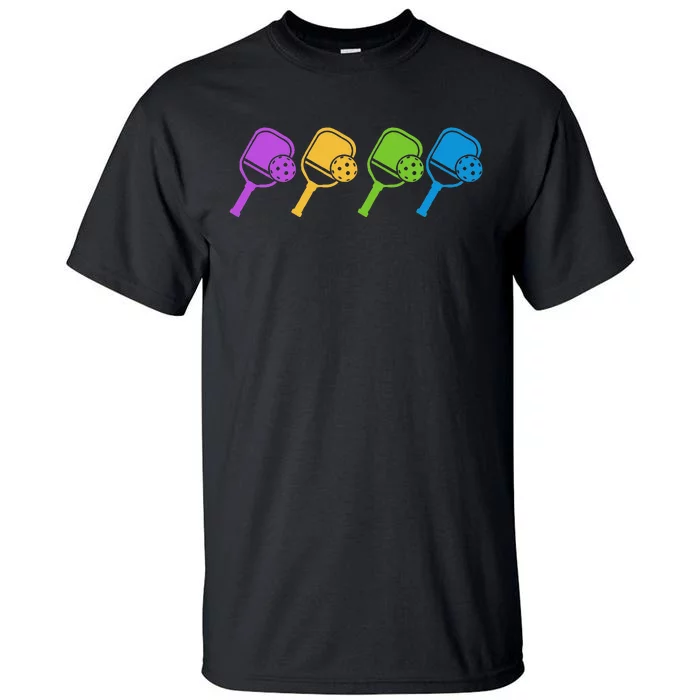 Pickleball Player Paddleball Sport And Pickleball Tall T-Shirt