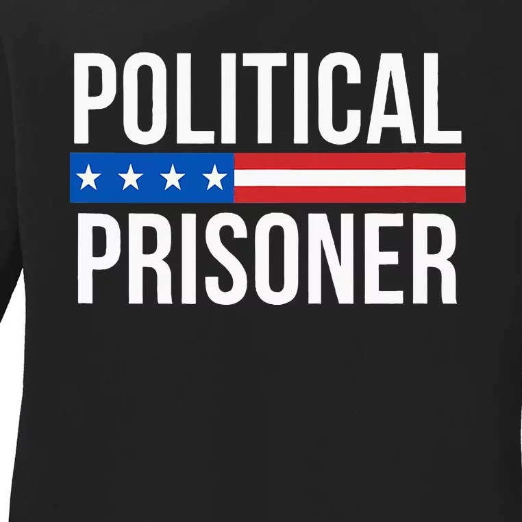 Political Prisoner Ladies Long Sleeve Shirt