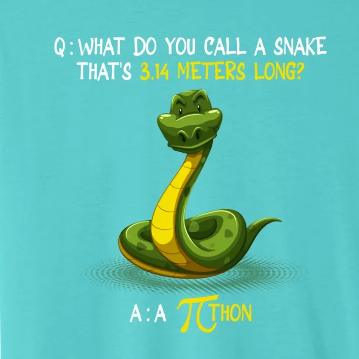 Python Pithon Pi Symbol Funny Math Teacher Pi Day Gift ChromaSoft Performance T-Shirt