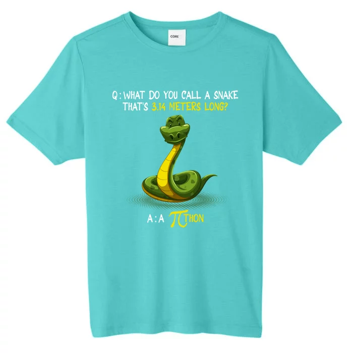 Python Pithon Pi Symbol Funny Math Teacher Pi Day Gift ChromaSoft Performance T-Shirt