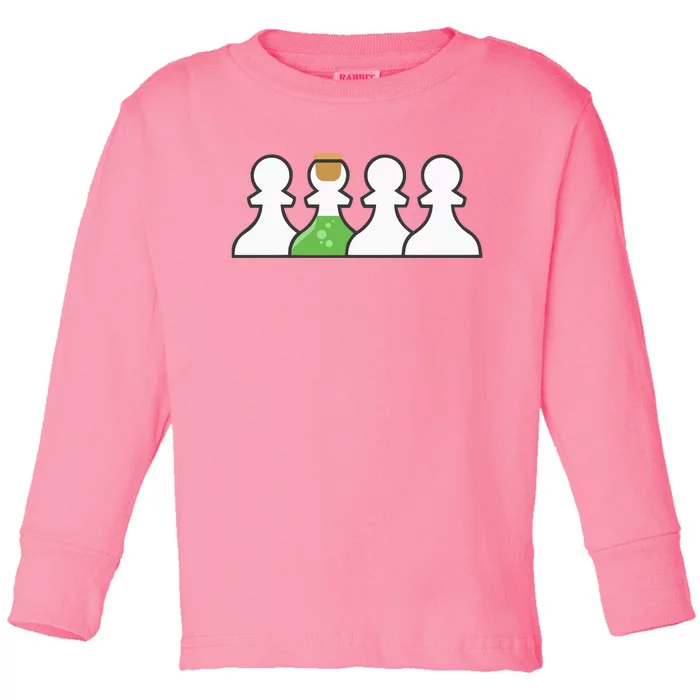 P.O.I.S.O.N Pawn Toddler Long Sleeve Shirt