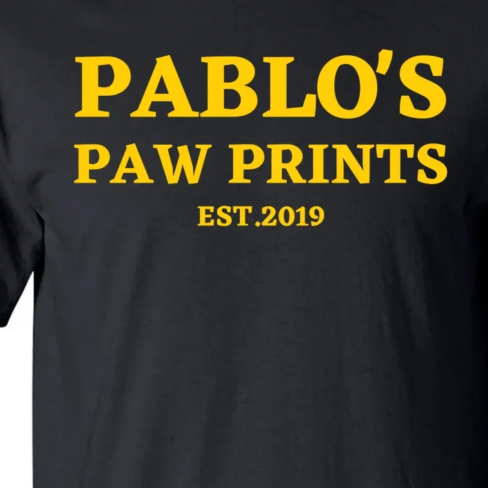 Pablo's Paw Prints And Dog Lovers Tall T-Shirt