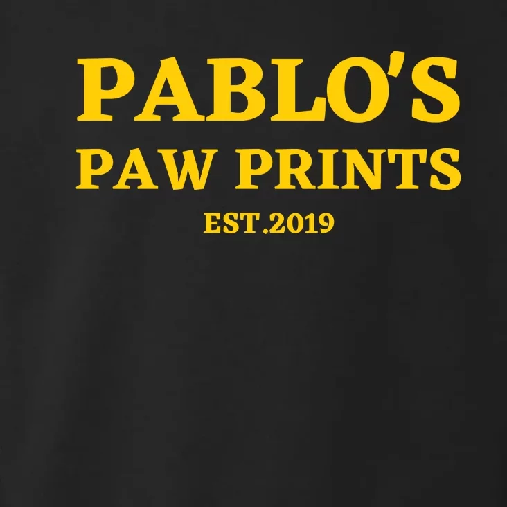 Pablo's Paw Prints And Dog Lovers Toddler Hoodie