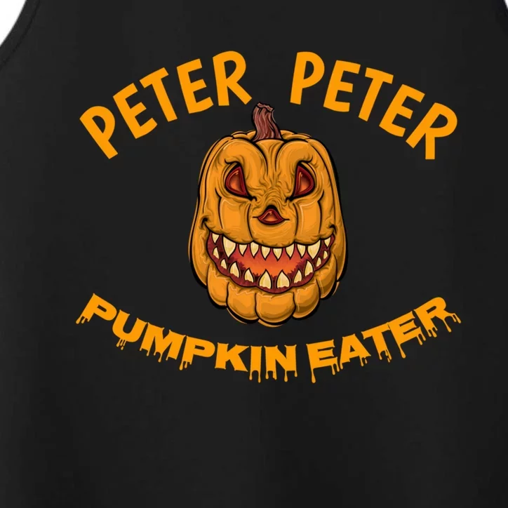 Peter Peter Pumpkin Eater Creepy Halloween Costume Great Gift Performance Tank