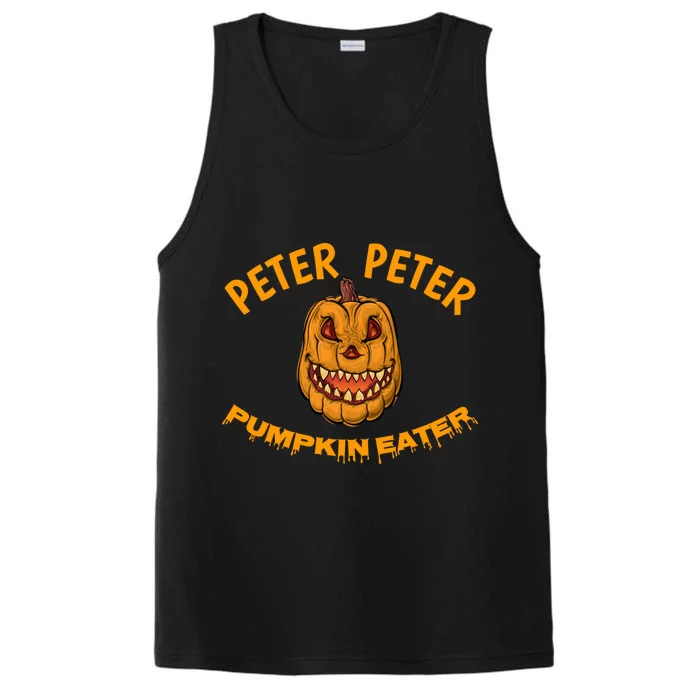 Peter Peter Pumpkin Eater Creepy Halloween Costume Great Gift Performance Tank