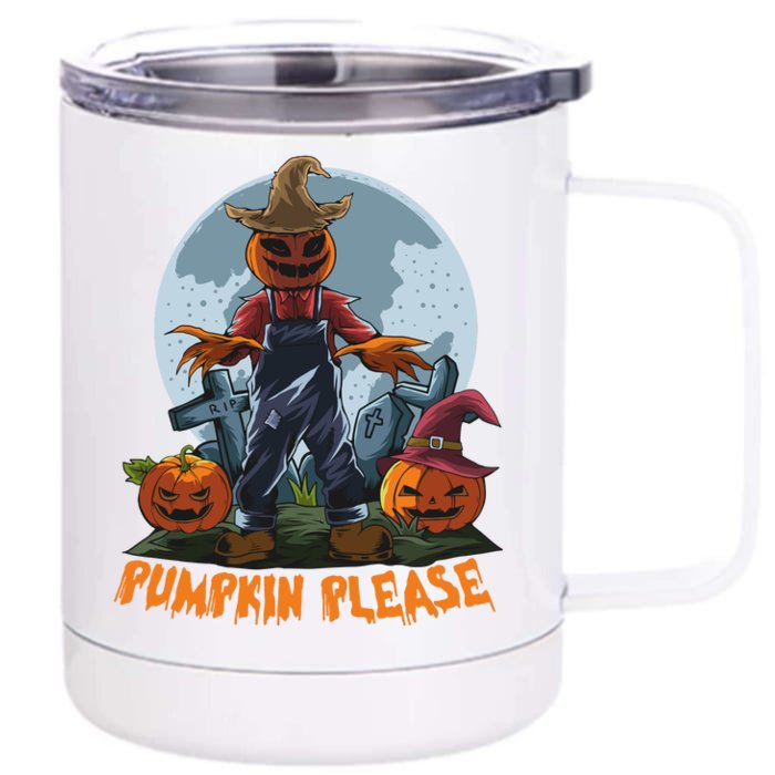 Pumpkin Please Front & Back 12oz Stainless Steel Tumbler Cup