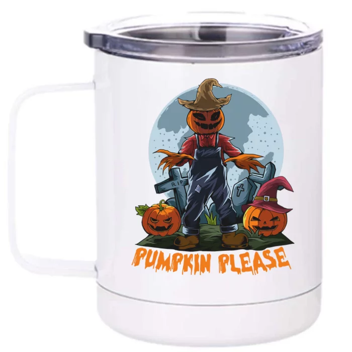 Pumpkin Please Front & Back 12oz Stainless Steel Tumbler Cup