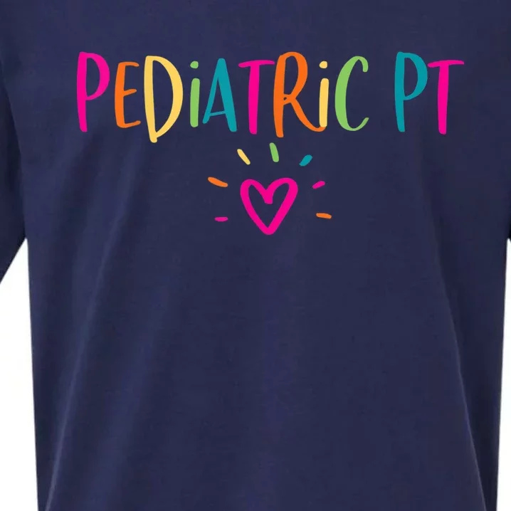 Pediatric PT Physical Therapy Office Staff Appreciation Sueded Cloud Jersey T-Shirt