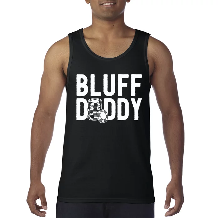 Poker Player Poker Cards Game I Bluff Bluffing Tank Top