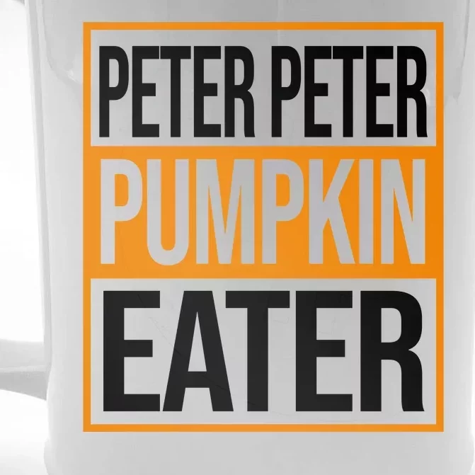 Peter Peter Pumpkin Eater Halloween Front & Back Beer Stein