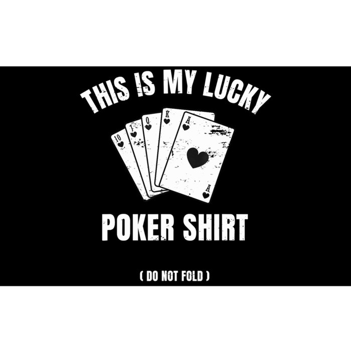 Poker Player Poker Cards Game Luck Bumper Sticker