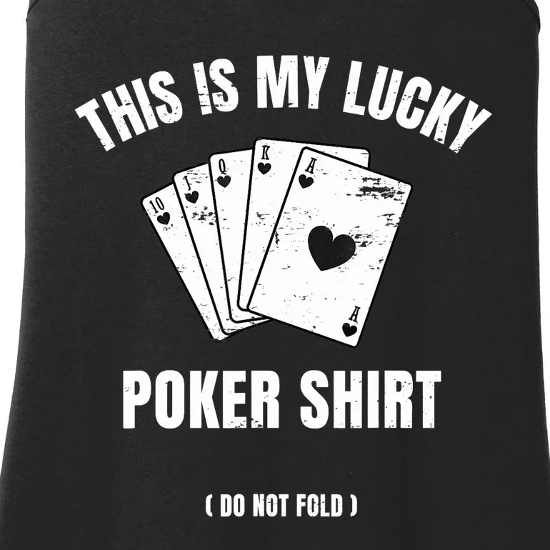 Poker Player Poker Cards Game Luck Ladies Essential Tank