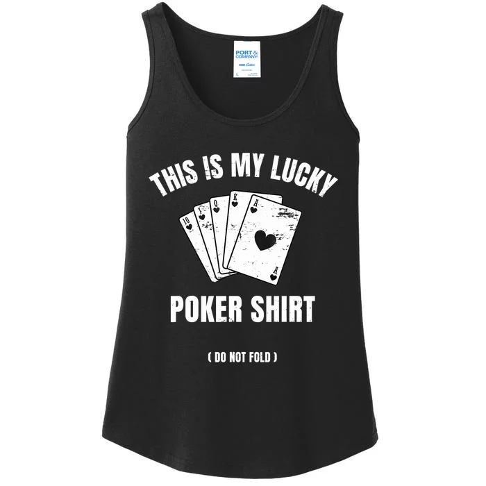 Poker Player Poker Cards Game Luck Ladies Essential Tank