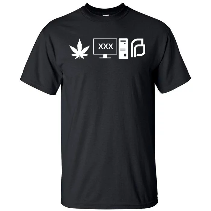 Pot Porn Planned Parenthood  Pot Leaf Funny Political Gift For Tall T-Shirt