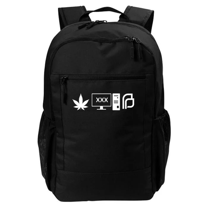 Pot Porn Planned Parenthood  Pot Leaf Funny Political Gift For Daily Commute Backpack