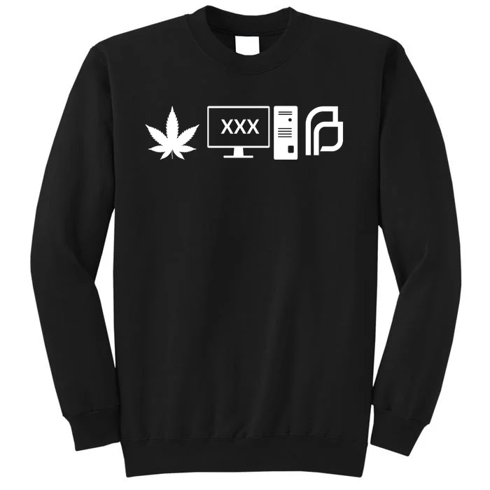 Pot Porn Planned Parenthood  Pot Leaf Funny Political Gift For Tall Sweatshirt